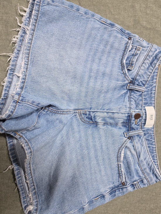 BKE Pants - BKE Light Blue Frayed Hem Denim Cutoff Shorts